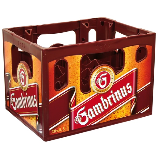 Bier "Gambrinus" 5,2% vol. 20 x 500ml