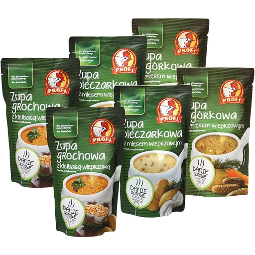 Sparpakket: Groentesoep 3 Soorten, 6-pack