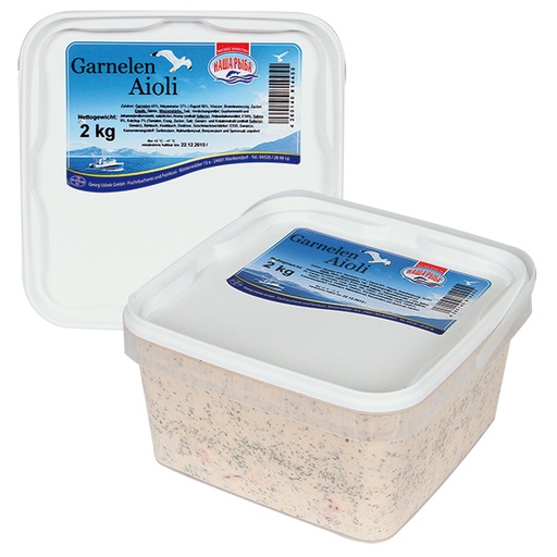 Garnalen in aiolisaus