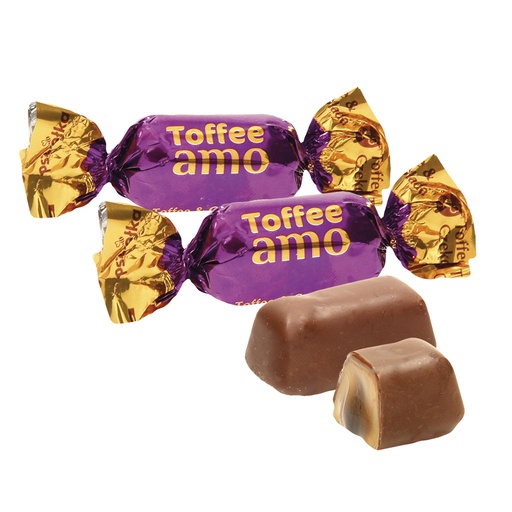 [87905] Karamelbonbons "Toffee & Amo" in chocolade