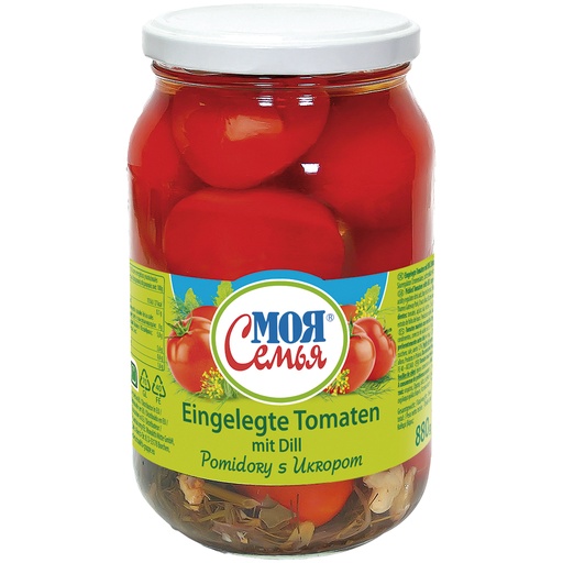 [50214] "Moja Semja" Tomaten met dille gemarineerd 880 g