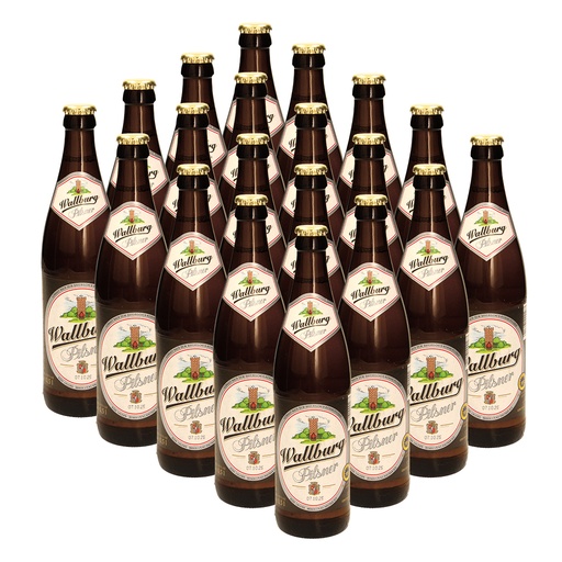 Wallburger Pilsner, 4,9% об., 20x0,5 л
