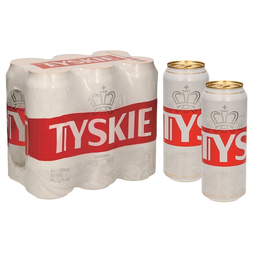 [64939] Пиво "Tyskie Gronie" (6х0,5 л.) 5,2 % алк.