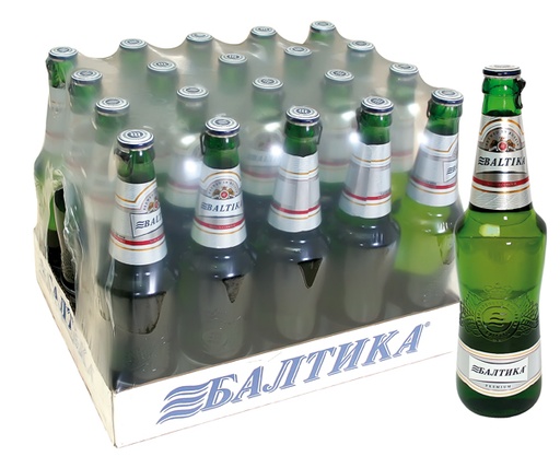 Alkoholvrij Lagerbier "Baltika" Nr.0, 0,5% vol., 20 x 0,47L