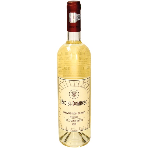 [65908CR] Beciul Domnesc – Sauvignon Blanc, белое полусухое вино 13% Vol