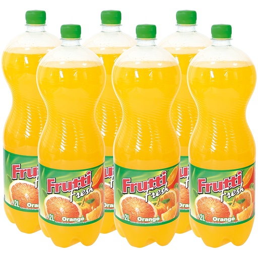 Напиток газированный с добавлением апельсинового сока "Frutti Fresh"
