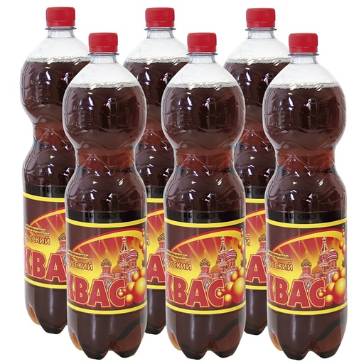 Verfrissingsdrank "Kwas-Russkij" 6 x 1,5L