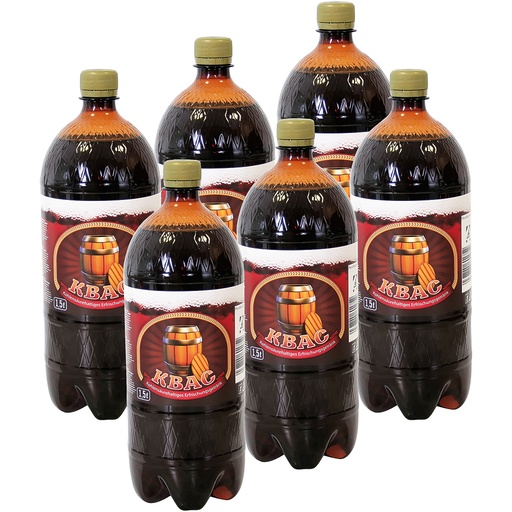 Koolzuurhoudende frisdrank "Kwas" met mout smaak 6 x 1,5 l