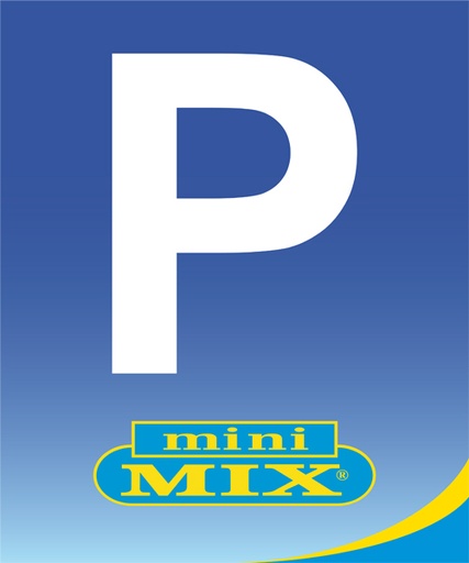 Знак парковки 25 x 30 см из алюминиевого композита в Digi Mini-Mix. Срок доставки: 2 недели.