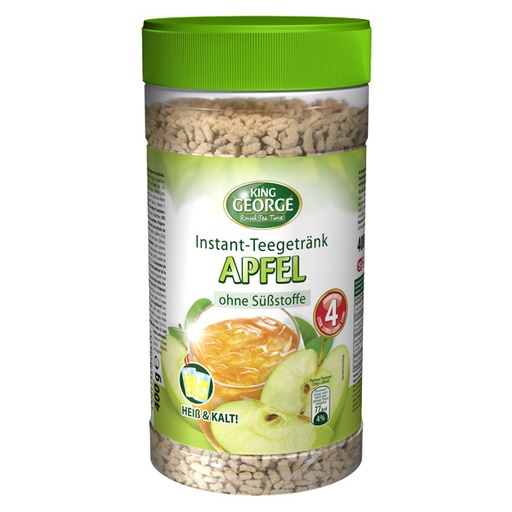 Instant-thee drankje met appelsmaak