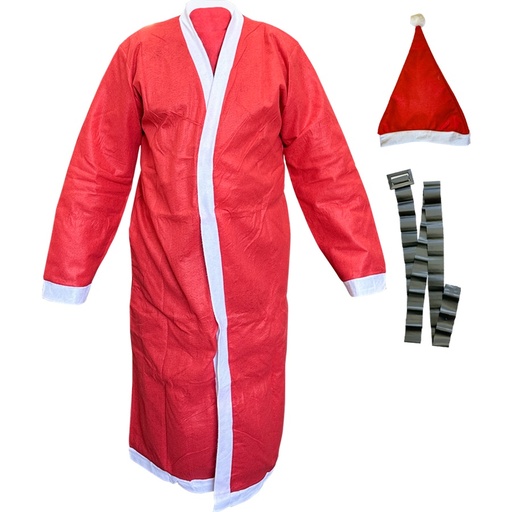 Kerstman-set, Mantel + Riem + Muts