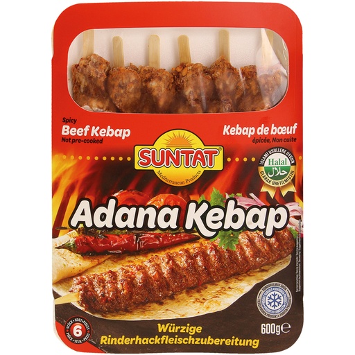 Adana Kebap - Kruidige rundergehaktbereiding, diepgevroren