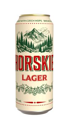 Horskie Lager 0.5l blik / Alc.4.5 / Eks.10.3
