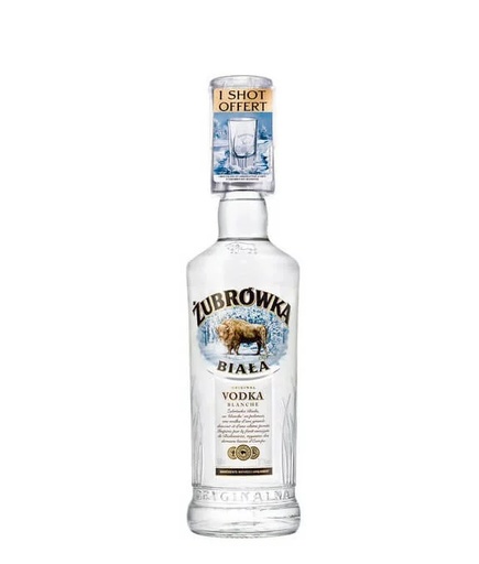 Zubrowka Biala 0,7l / Alc 37,5% + free shot glass