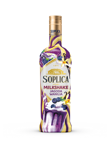 SOPLICA Milkshake Blueberry - Vanilla 0,5l / Alc 15%
