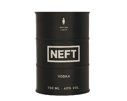 NEFT Ultra Premium Vodka barrel BLACK 0.7l / Alc. 40%