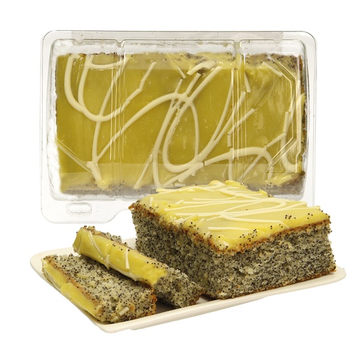 [05920] Saftige beslagcake versierd met topping met citroensmaak, di