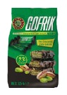 Gofrik — вафельный батончик с горьким шоколадом, фисташковым кремом и кусочками фисташек