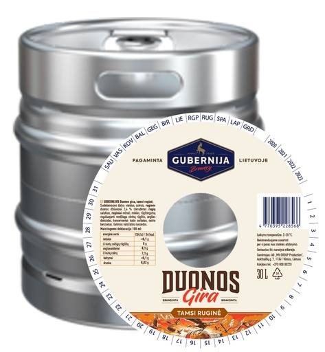 [60114] Moutdrank "Chlebnyj kvass" in vat