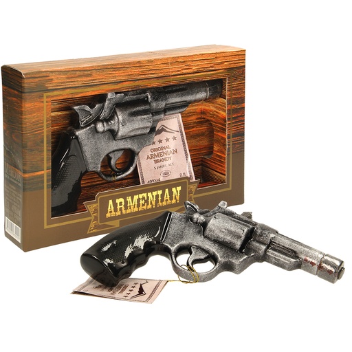 [68399] Armeense brandy ""REVOLVER"" aardewerken 40% vol., in gesche