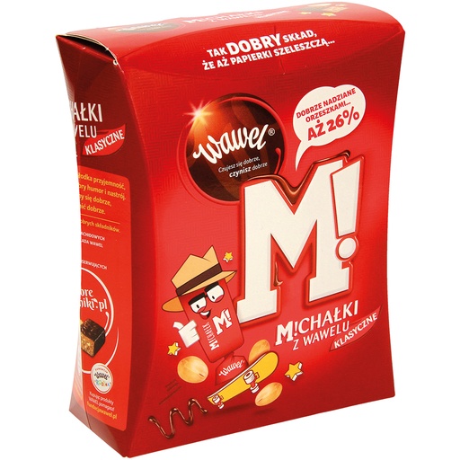 [92346] Snoep met pinda's omhuld door chocolade ""Michalki z Wawelu 
