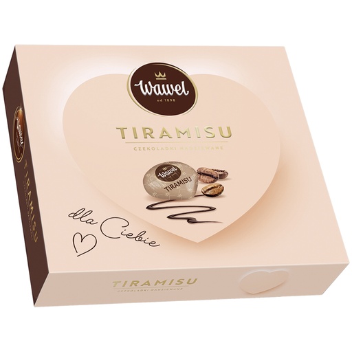 [92957] Pralines met vulling (58%) met tiramisusmaak