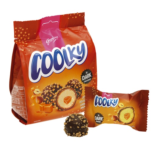 [92316] Coolky Dark Вафельные шарики с кремом со вкусом бисквита (48