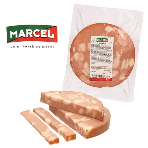 [20917] Mortadella – fijngehakt gekookte worst met grove spek blokje