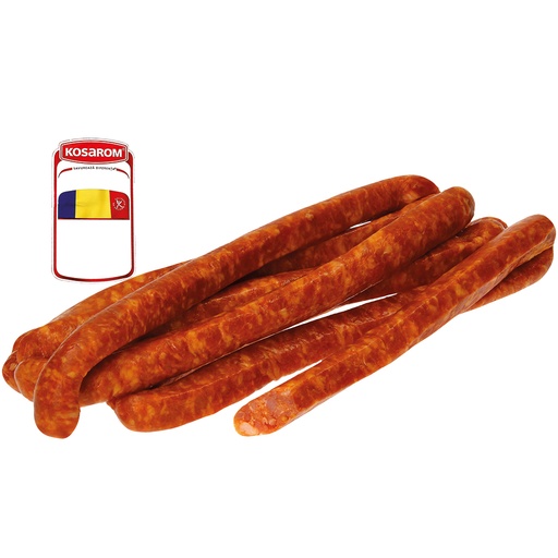 [23353] Сырo-копченые колбаски "Carnaciori Grill cu boia" по-румынски, для гриля