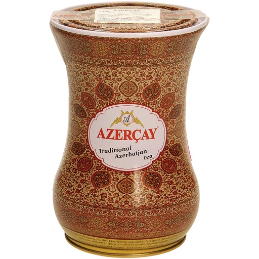 [58636] Azercay "Armudu Kowör" Geparfumeerde zwarte thee met tijm, in metalen beker