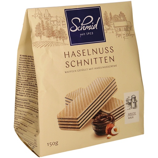 [80906] Wafels gevuld met hazelnootpasta 73%