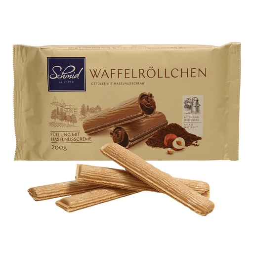 [80927] Wafelrolletjes met hazelnootpasta