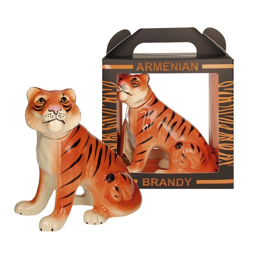 [68420] Armeense brandy ""Tiger"" keramiek in geschenkdoos 40 % vol