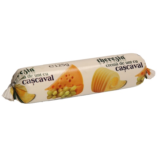[17958] Boterhambeleg met 55% melkvet, 65% vet en kaas 14% naar Roemeense stijl "Crema de unt cu cascaval"