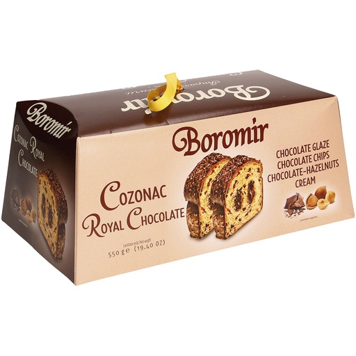 [76930] ""Cozonac Royal Chocolate"" - Gistgebak met chocolade-hazeln