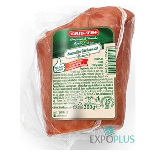 [EX1133] CRISTIM SUNCULITA TARANEASCA AFUMAT 300G