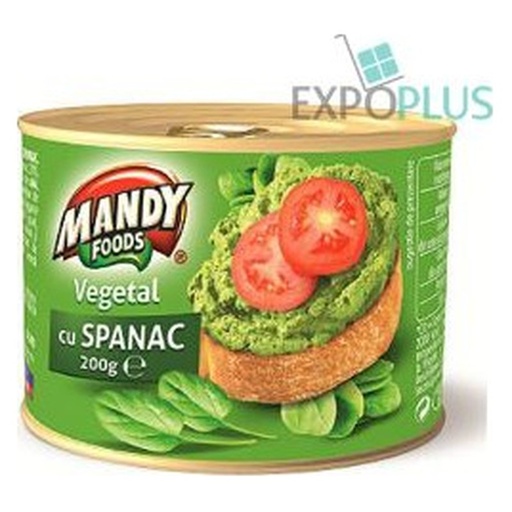 [EX1141] MANDY FOODS GROENTEN MET SPINAZIE 120G