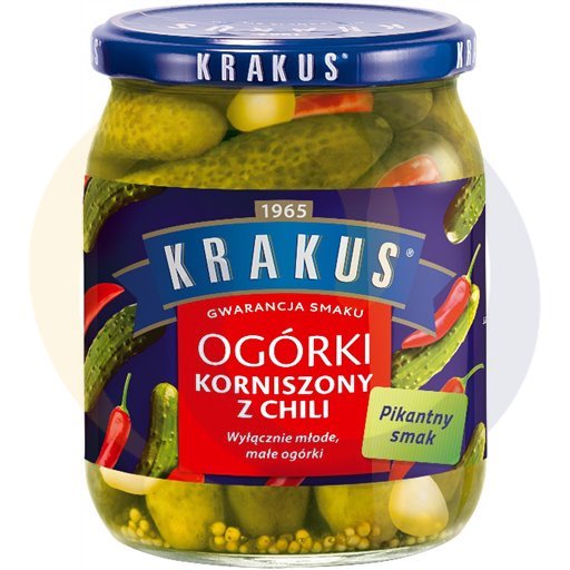 [PL1431] Krakus augurken met chilipeper
