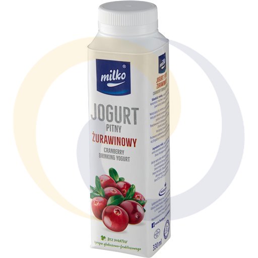 [PL1691] Milko Cranberry Drinkyoghurt 0,33l