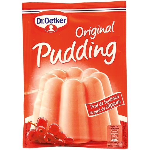 [59909CR] Puddingpoeder met aardbeiensmaak