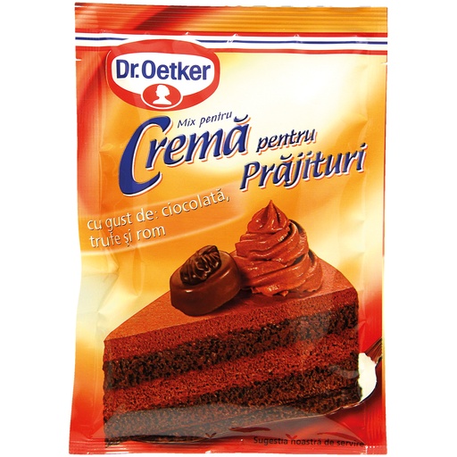 [59912CR] Poeder voor taartcrème met chocolade-, truffel- en rumsmaken
