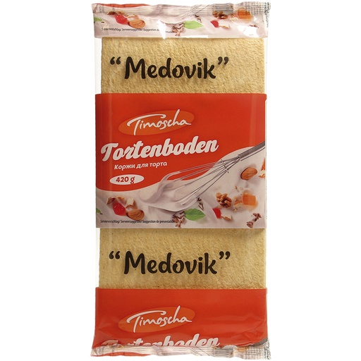 [81929] Taartbodem met honing smaak "Medovik"