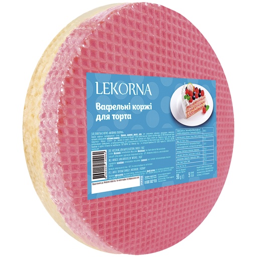 [81016] Mengeling van wafelbladen "Natuur / Roze"