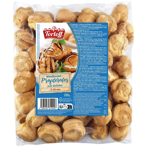 [81222] "TORTOFF" Виндбойтель - Профитроль для наполнения кремом, диаметром 45мм