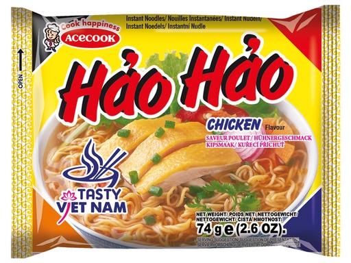 [HF1037] Instant noedels kip Hao Hao pk 74g