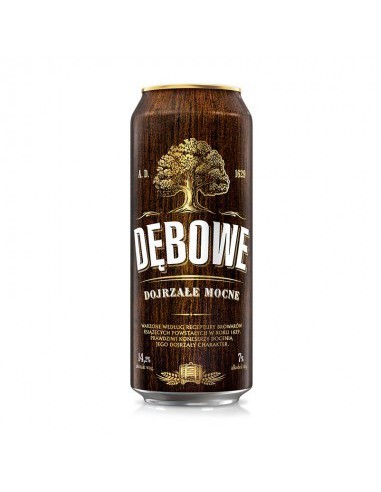 [90402-S] Debowe Mocne 0,5l blik  Alc7,0%Eks14%