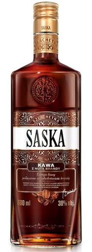 [92320] Saska Koffie met een vleugje brandy 12*0,5l / Alc. 28%