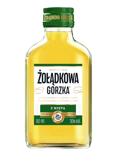 [92226-28] Zoladkowa Gorzka Mint 90ml / Alc 28%