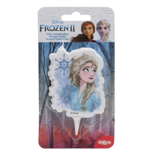 [95773] Verjaardagskaars 2D "FROZEN II" Elsa 7,5 cm