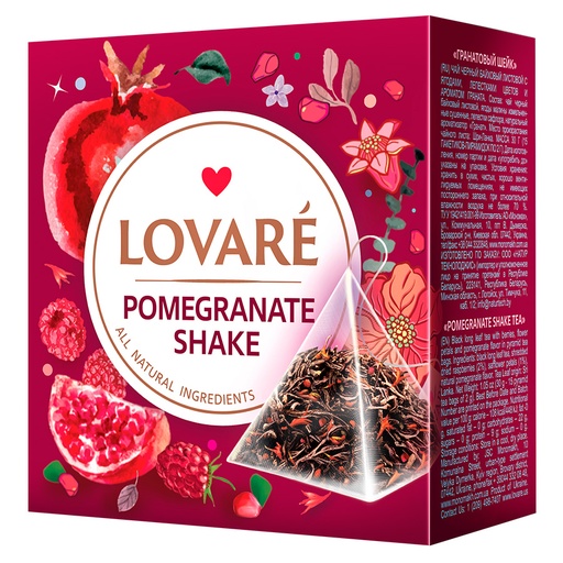 [0001009751] LOVARE TEA POMEGRANATE SHAKE PIRAMIDKI